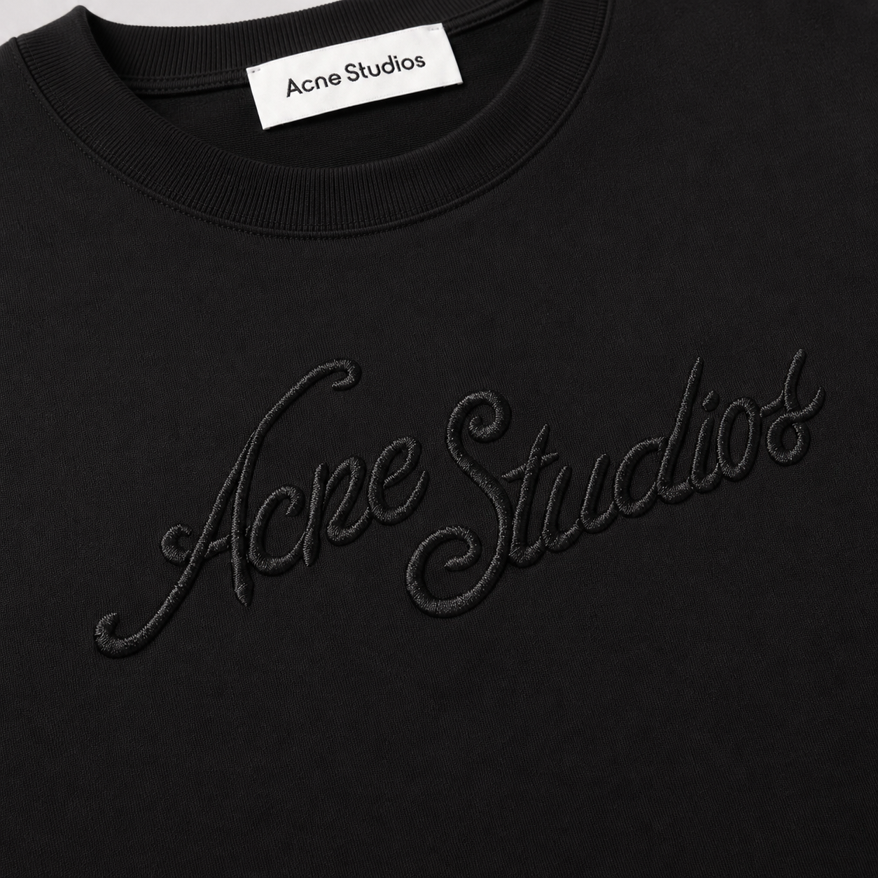 Embroidered Logo Cotton T-shirt