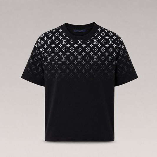 Gradient Cotton T-Shirt&Shorts Set