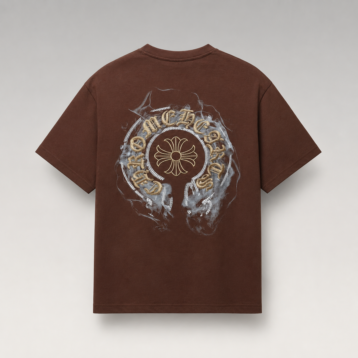 Embroidered Signature T-Shirt&Shorts Set