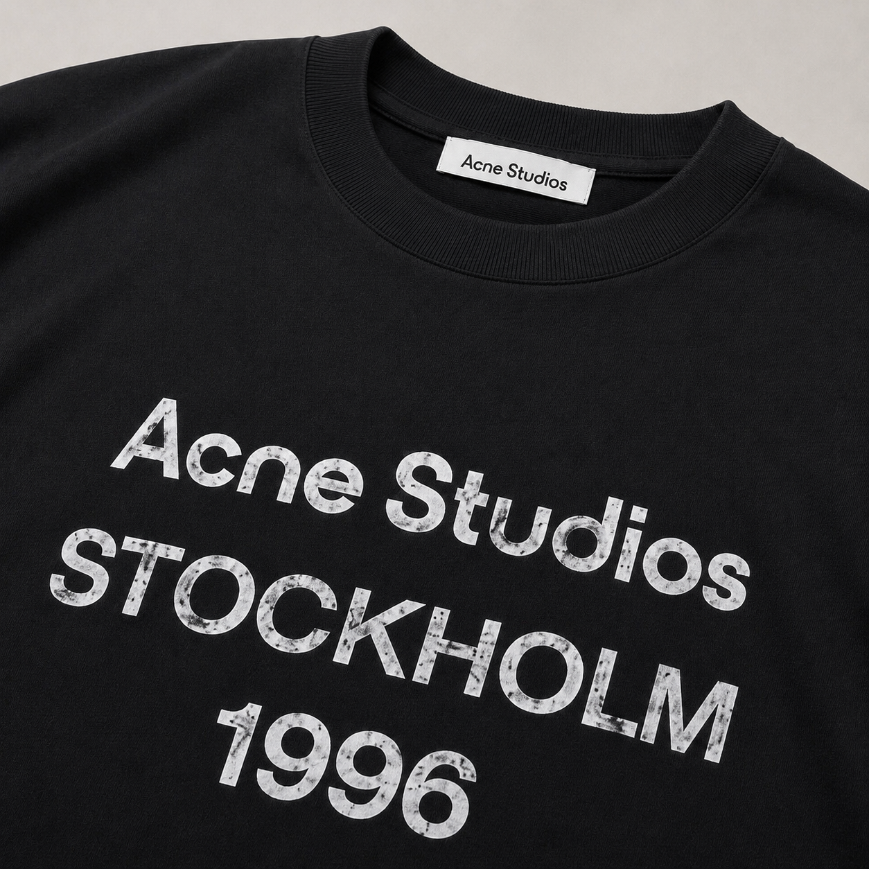 Sprayed Logo Cotton T-shirt