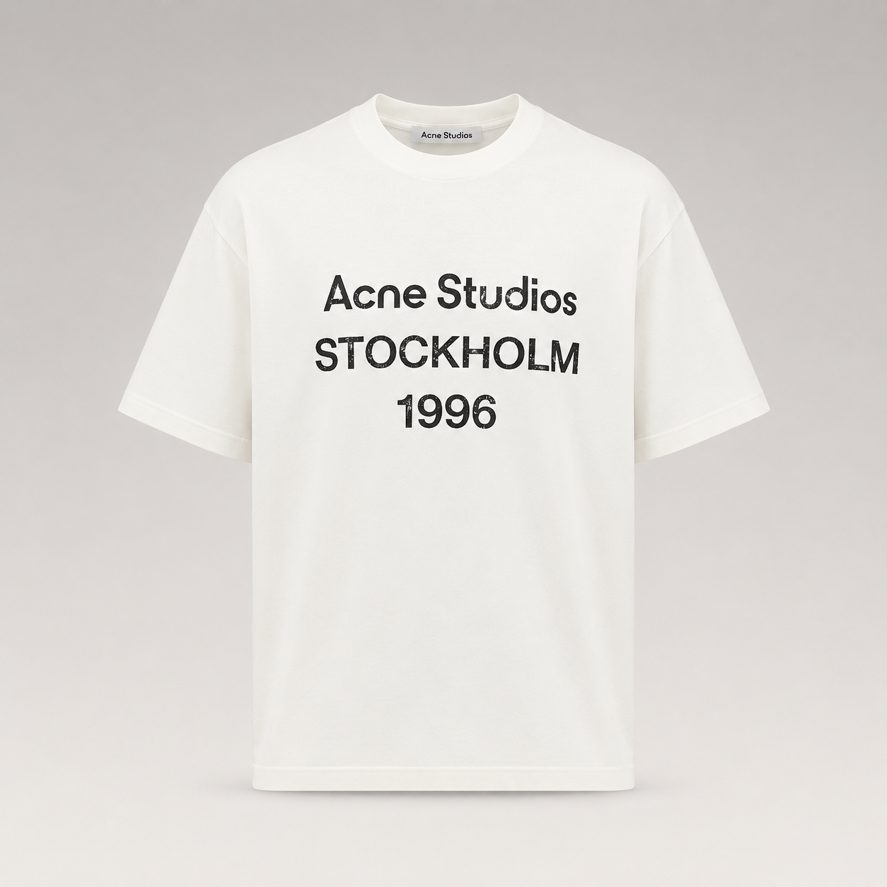 Sprayed Logo Cotton T-shirt