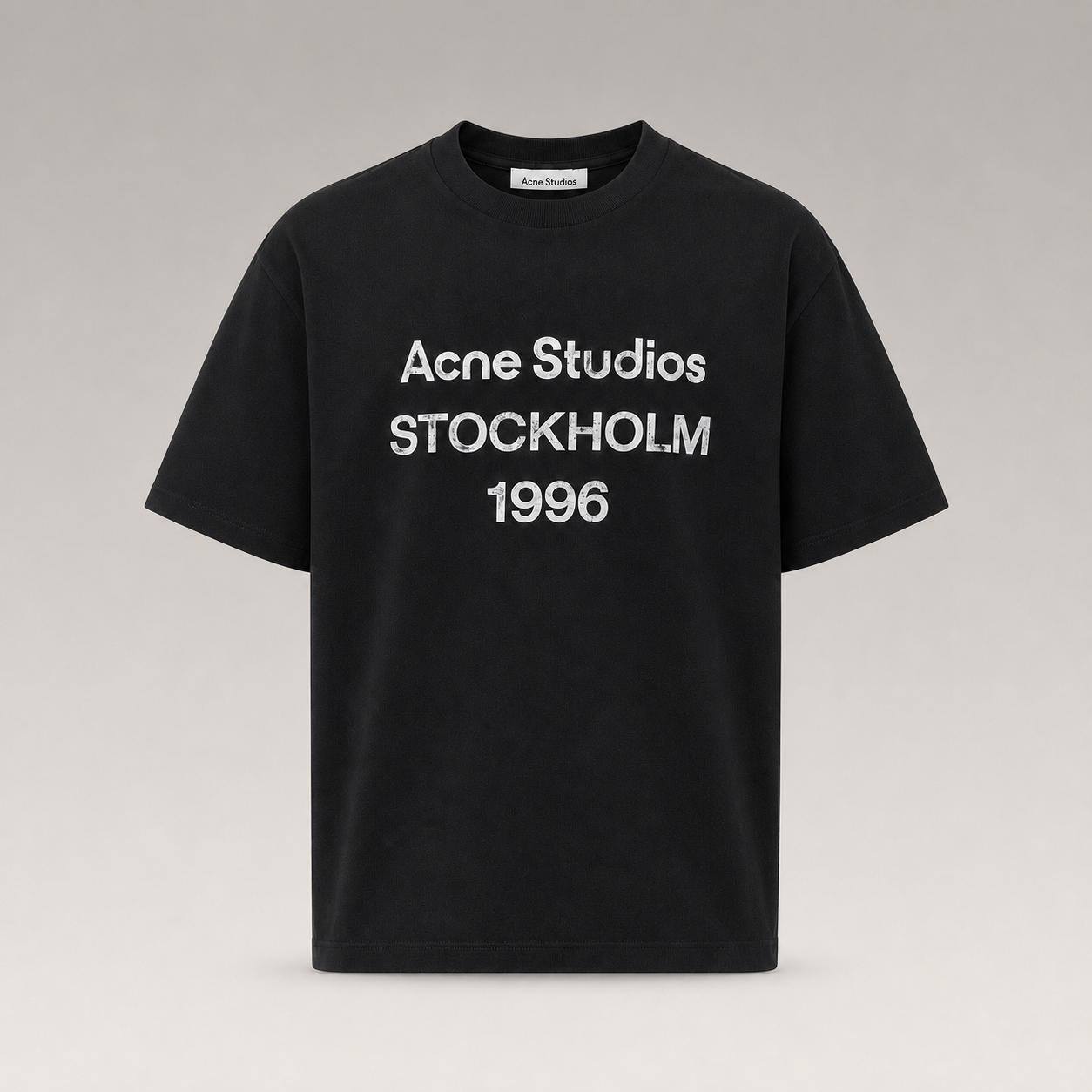 Sprayed Logo Cotton T-shirt