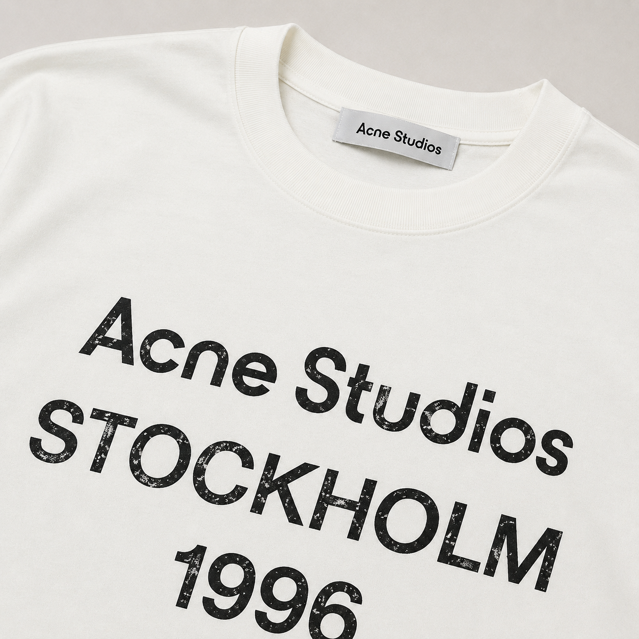 Sprayed Logo Cotton T-shirt