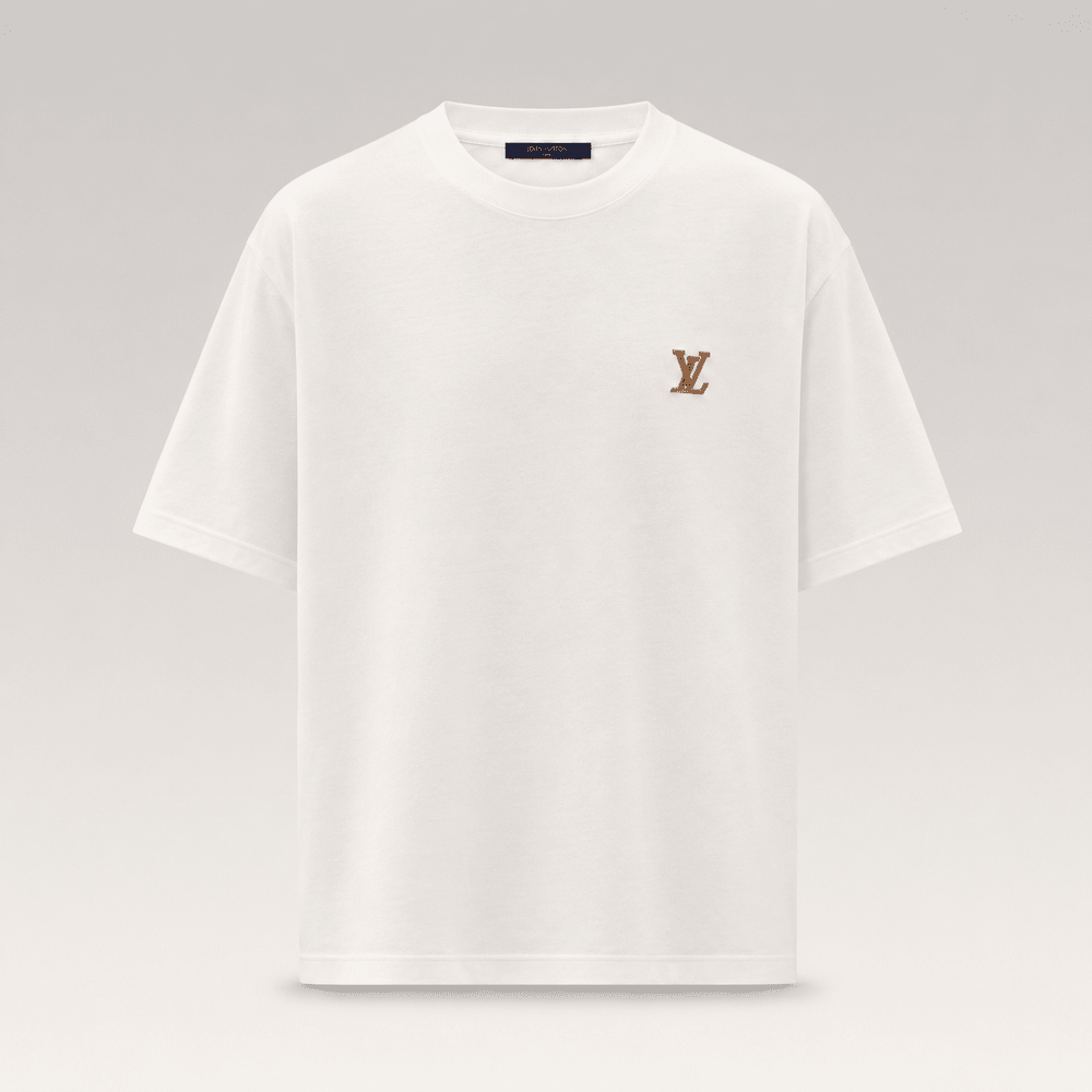 Short-Sleeved Crewneck T-shirt With Signature