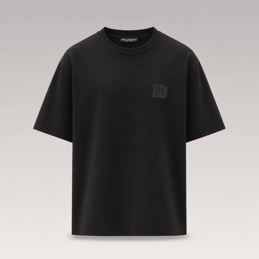 Cotton T-Shirt With Patch