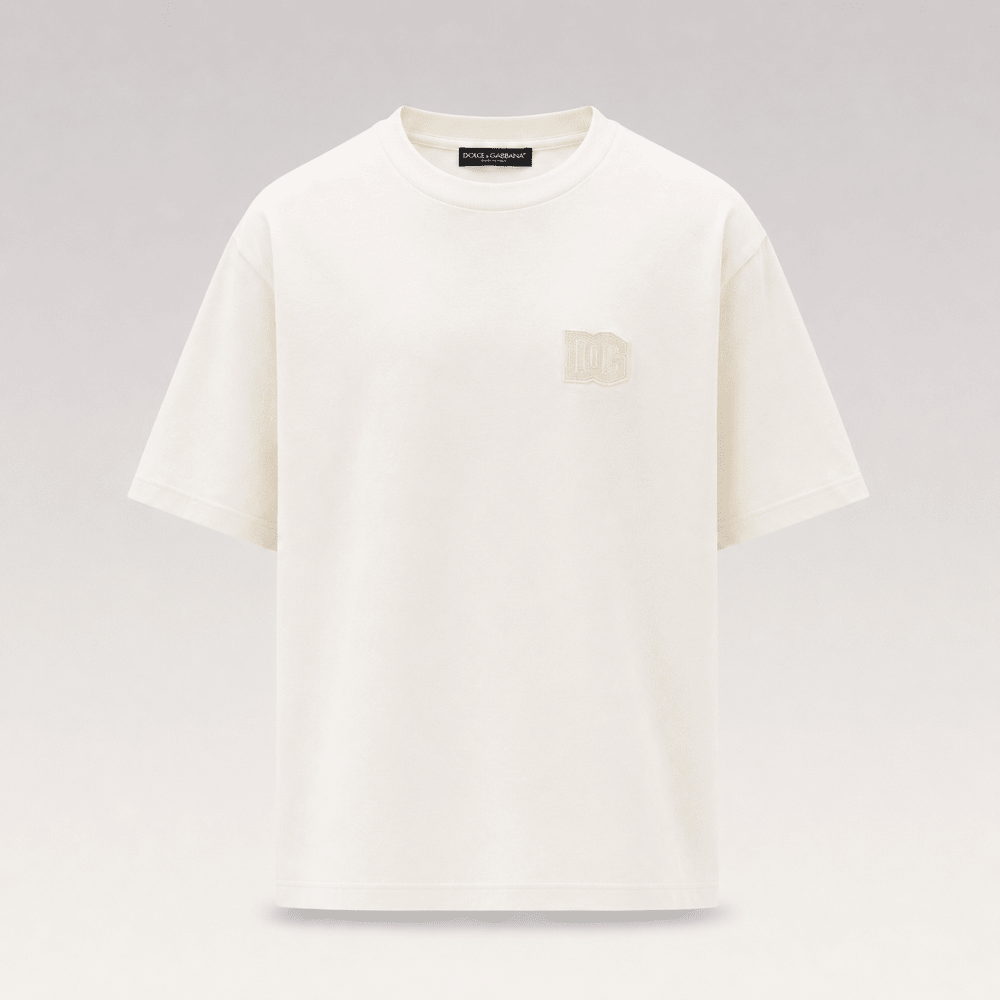 Cotton T-Shirt With Patch