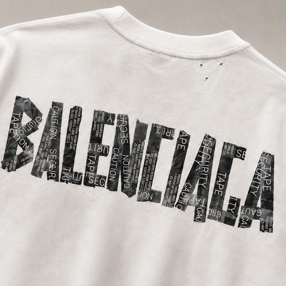 New Tape Type Oversized T-shirt