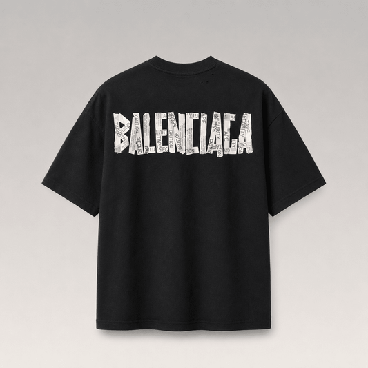 New Tape Type Oversized T-shirt