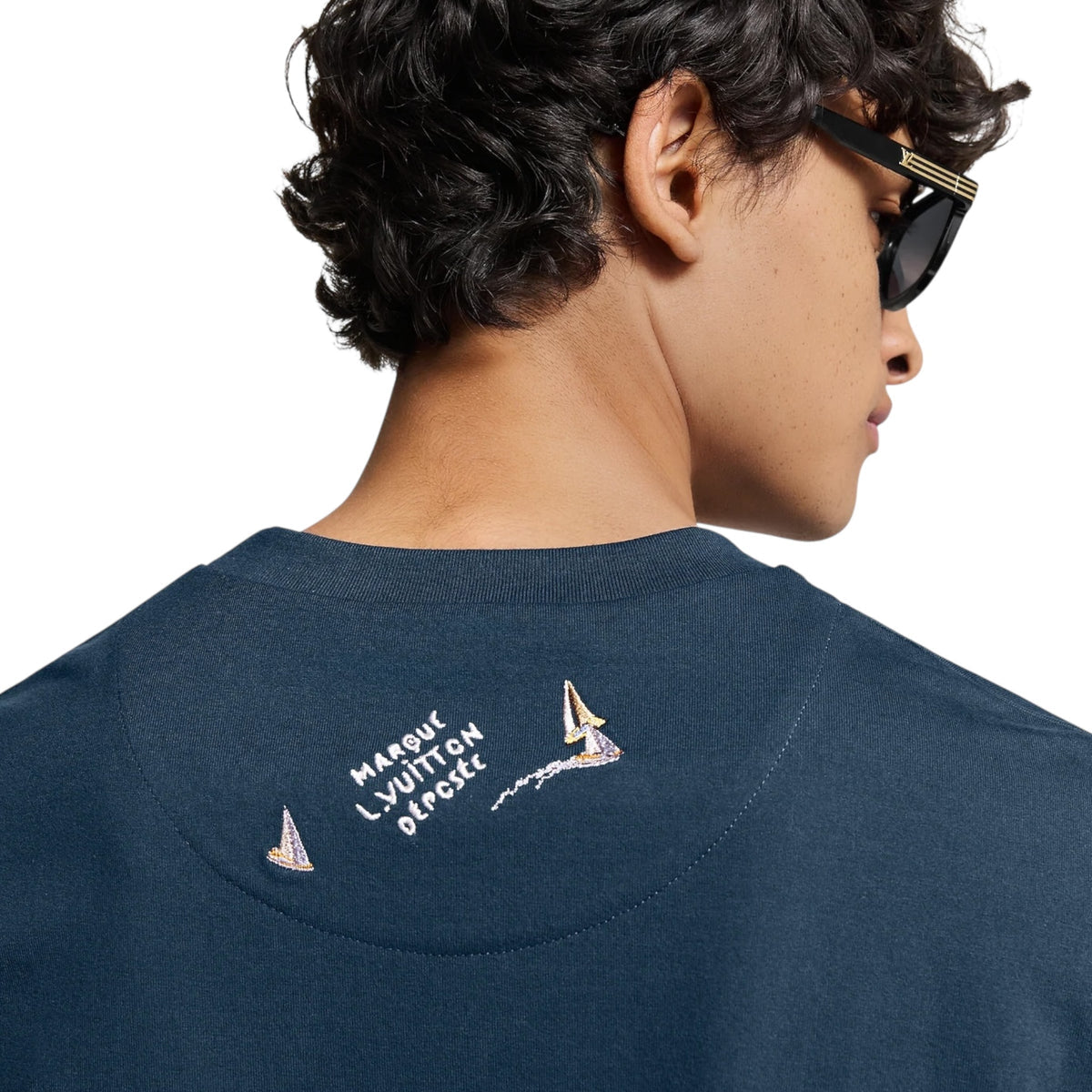Embroidered Cotton T-Shirt