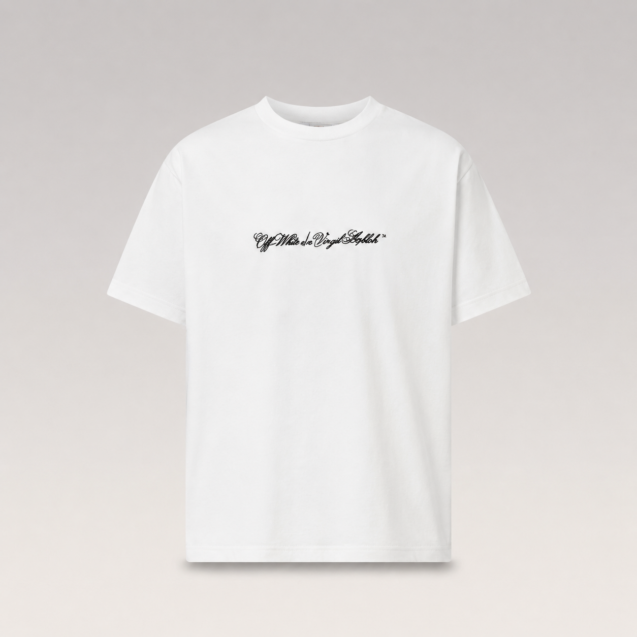Embrodered Script Arrow T-shirt