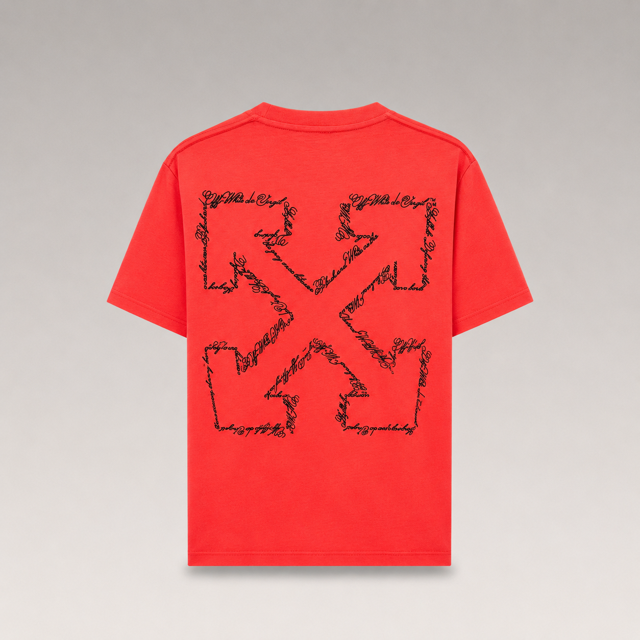 Embrodered Script Arrow T-shirt