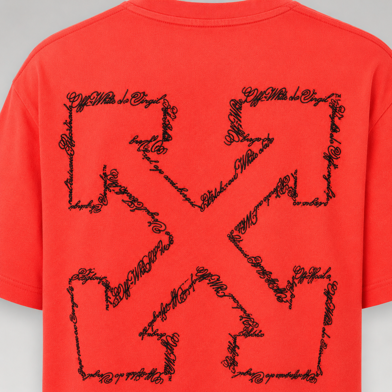 Embrodered Script Arrow T-shirt