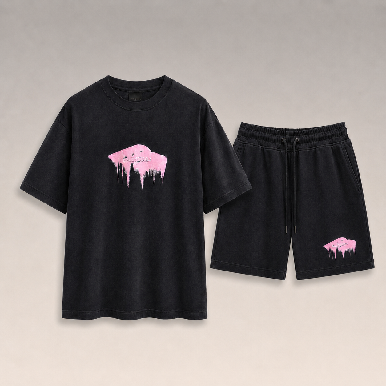 Wet Brush T-shirt Shorts Set