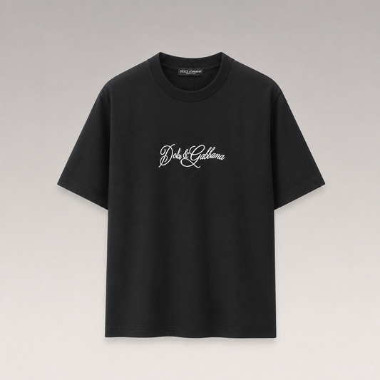 Embroidered Cotton T-Shirt.