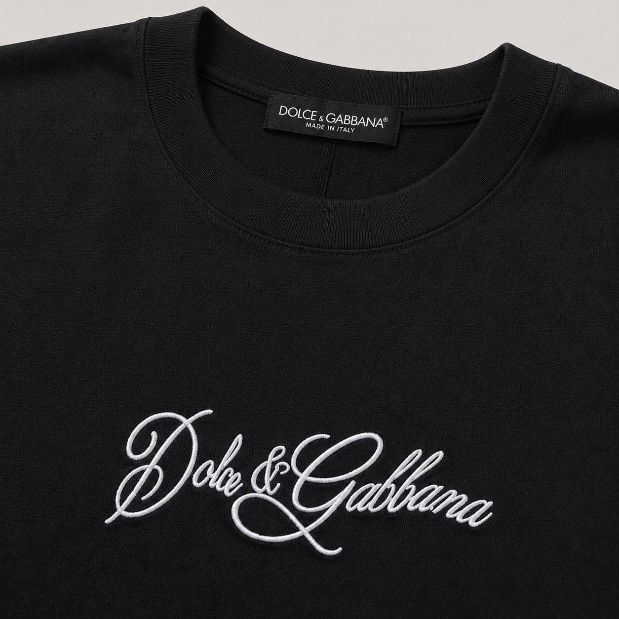 Embroidered Cotton T-Shirt.