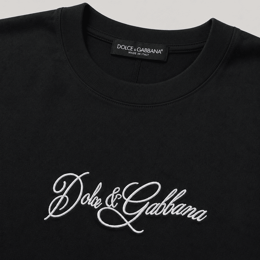 Embroidered Cotton T-Shirt.