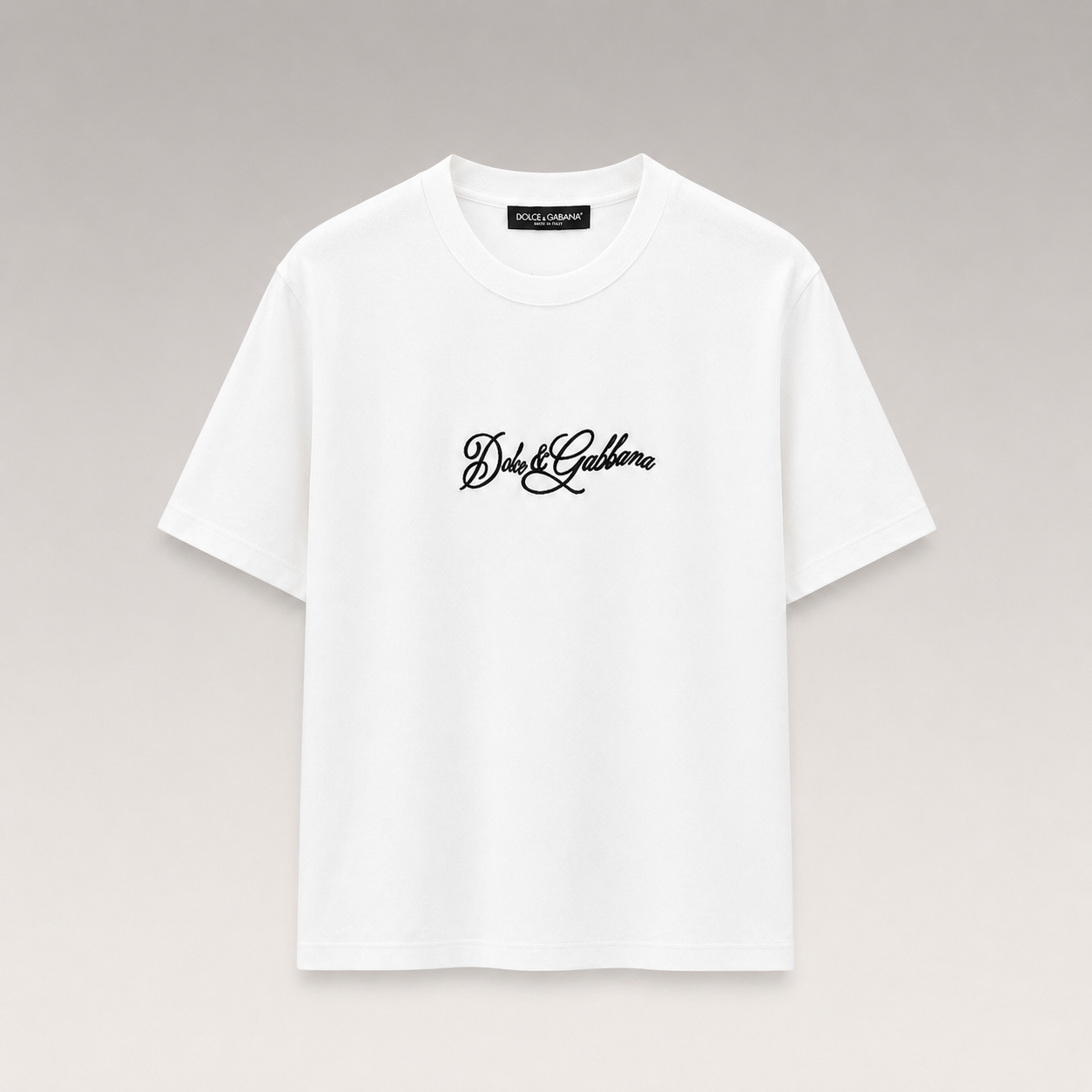 Embroidered Cotton T-Shirt.