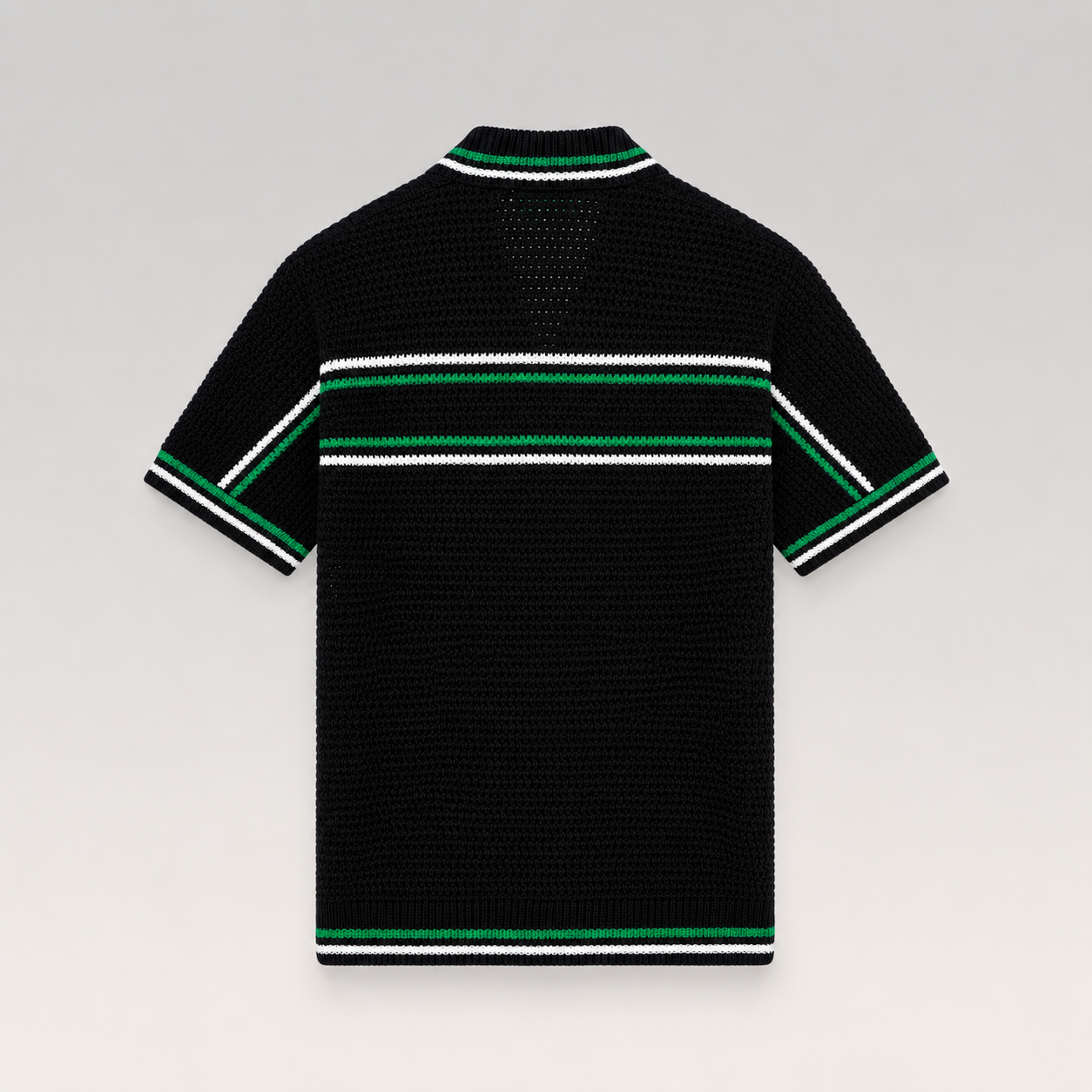 Tennis Short Sleeve Crochet Shirt-Shorts Set