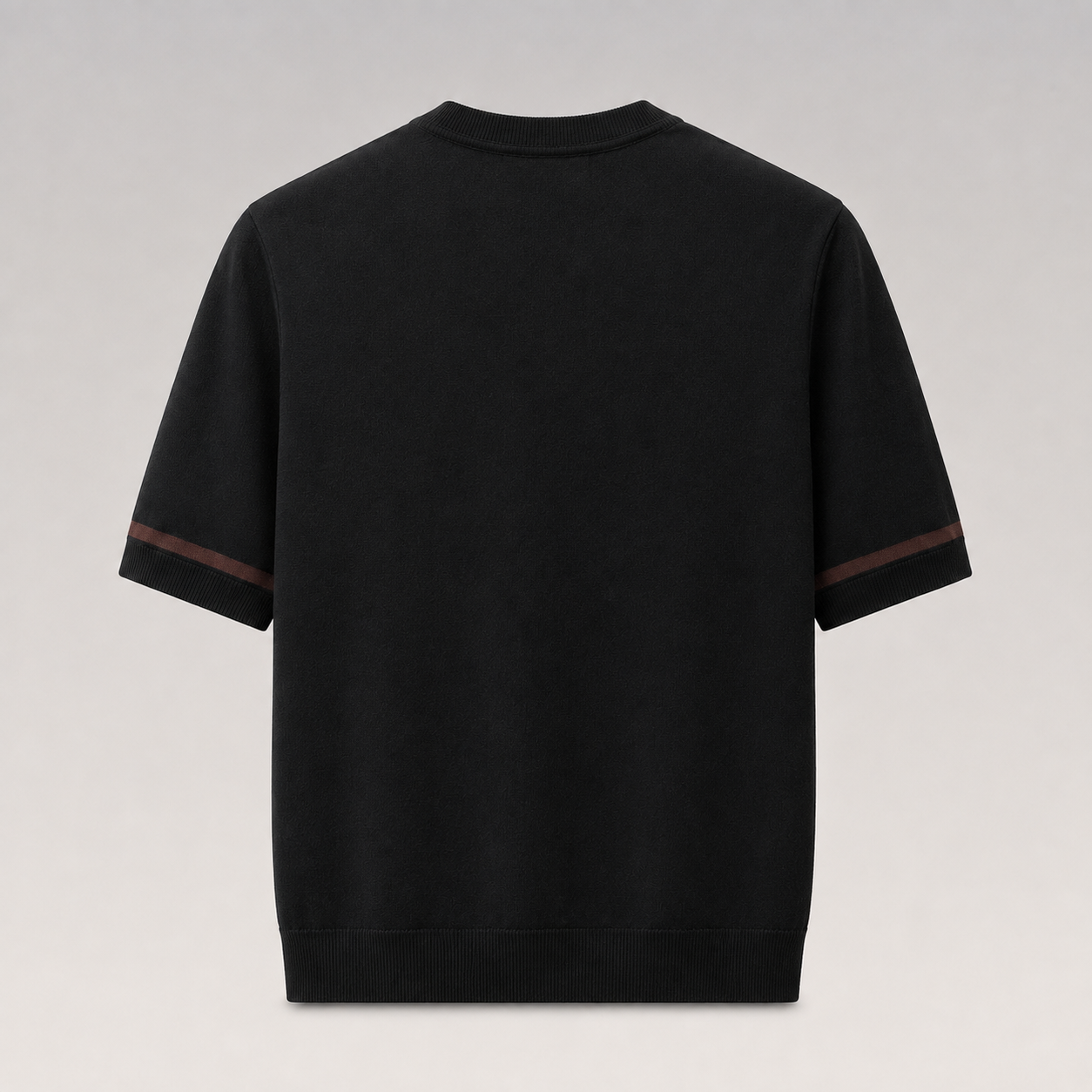 Logo Cotton Crewneck Knit T-Shirt