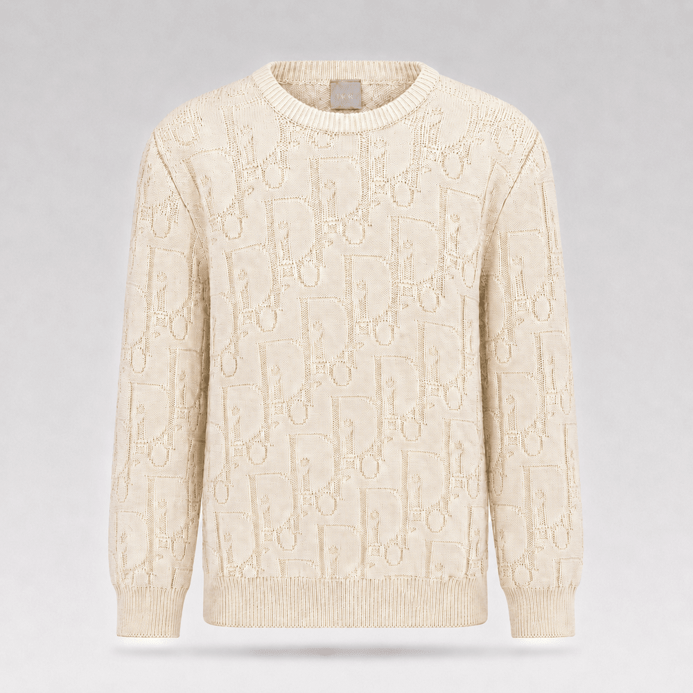 Oblique Knit Sweater