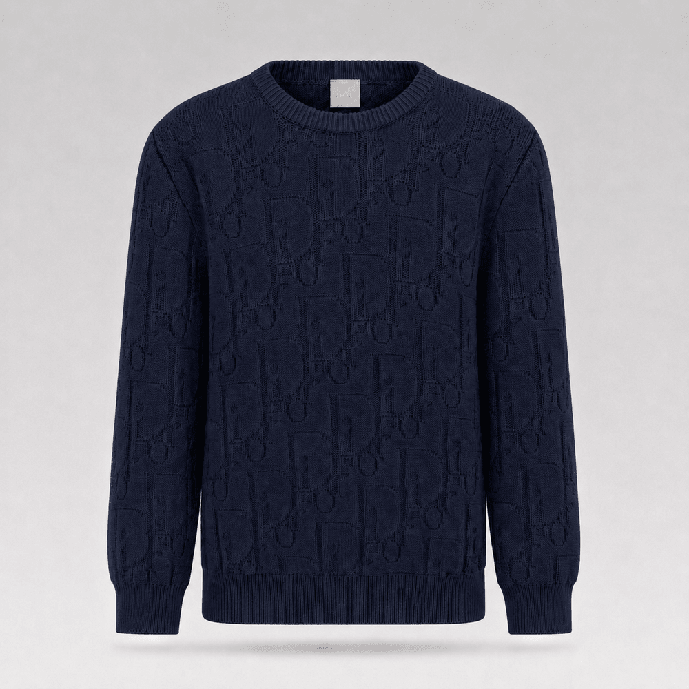 Oblique Knit Sweater
