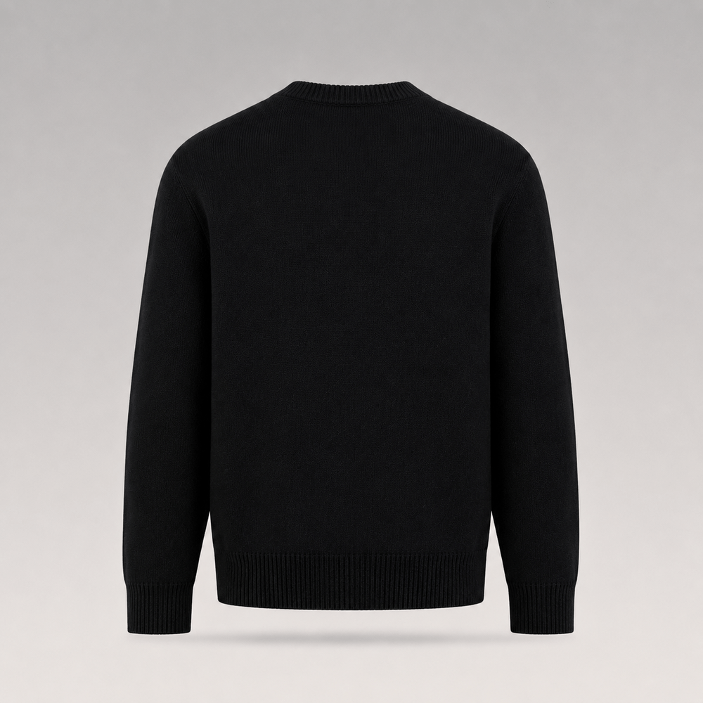 Logo-Embroidered Knit Sweater