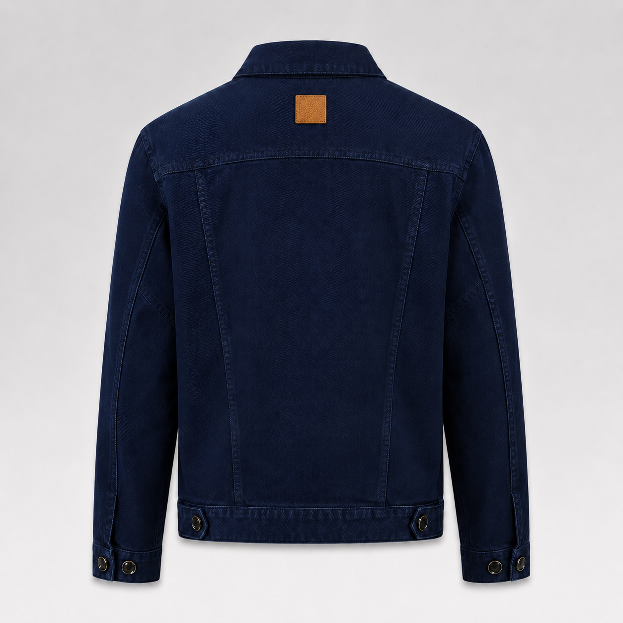 Embossed Logo Denim Jacket