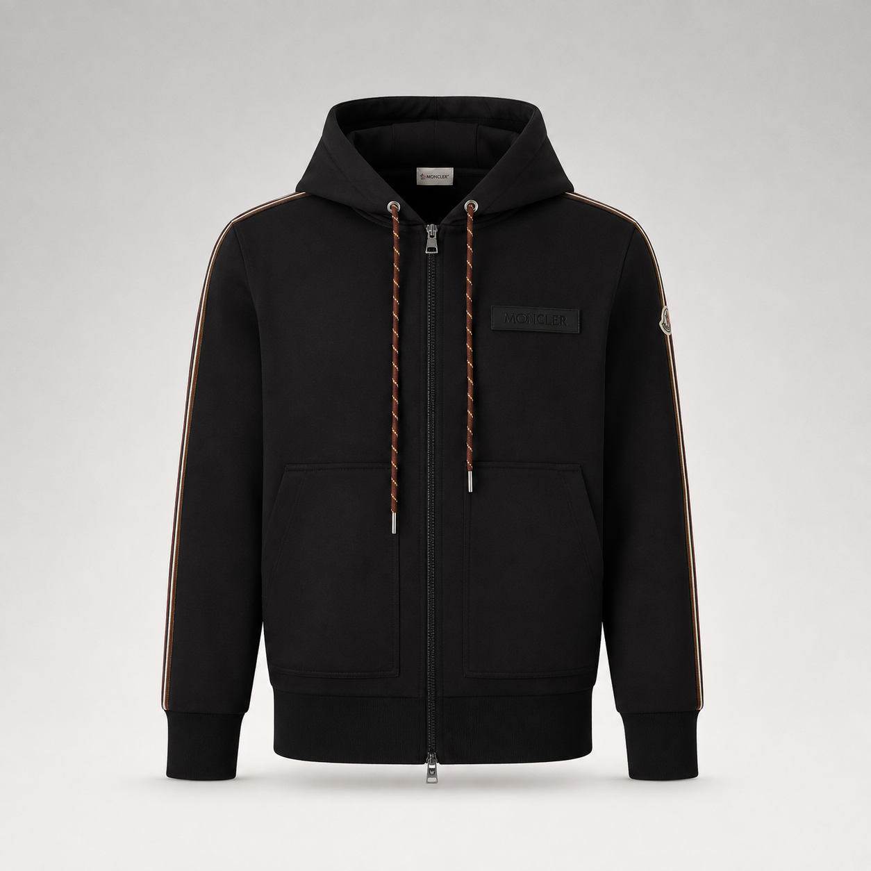 Logo Stripe Hoodie
