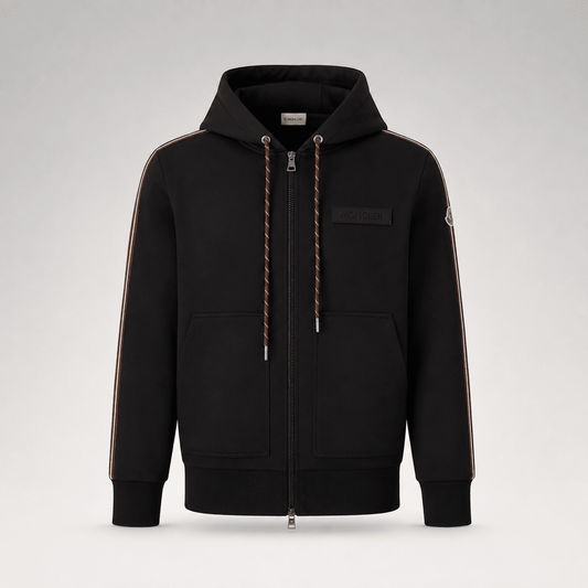 Logo Stripe Hoodie