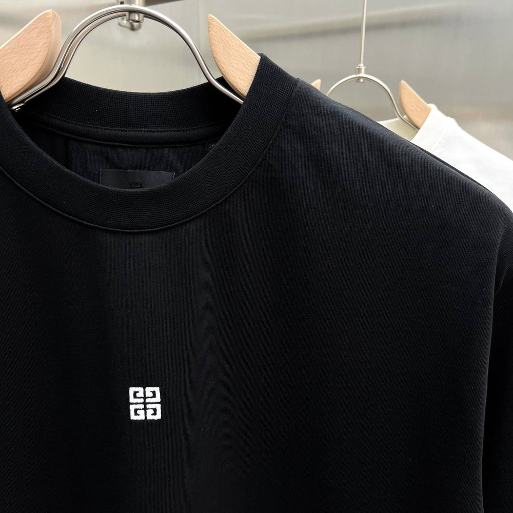 4G-Embroidered Cotton T-Shirt