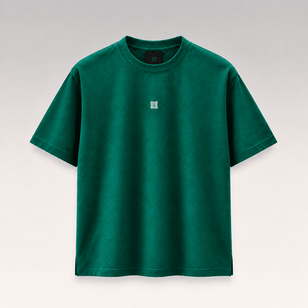 4G-Embroidered Cotton T-Shirt