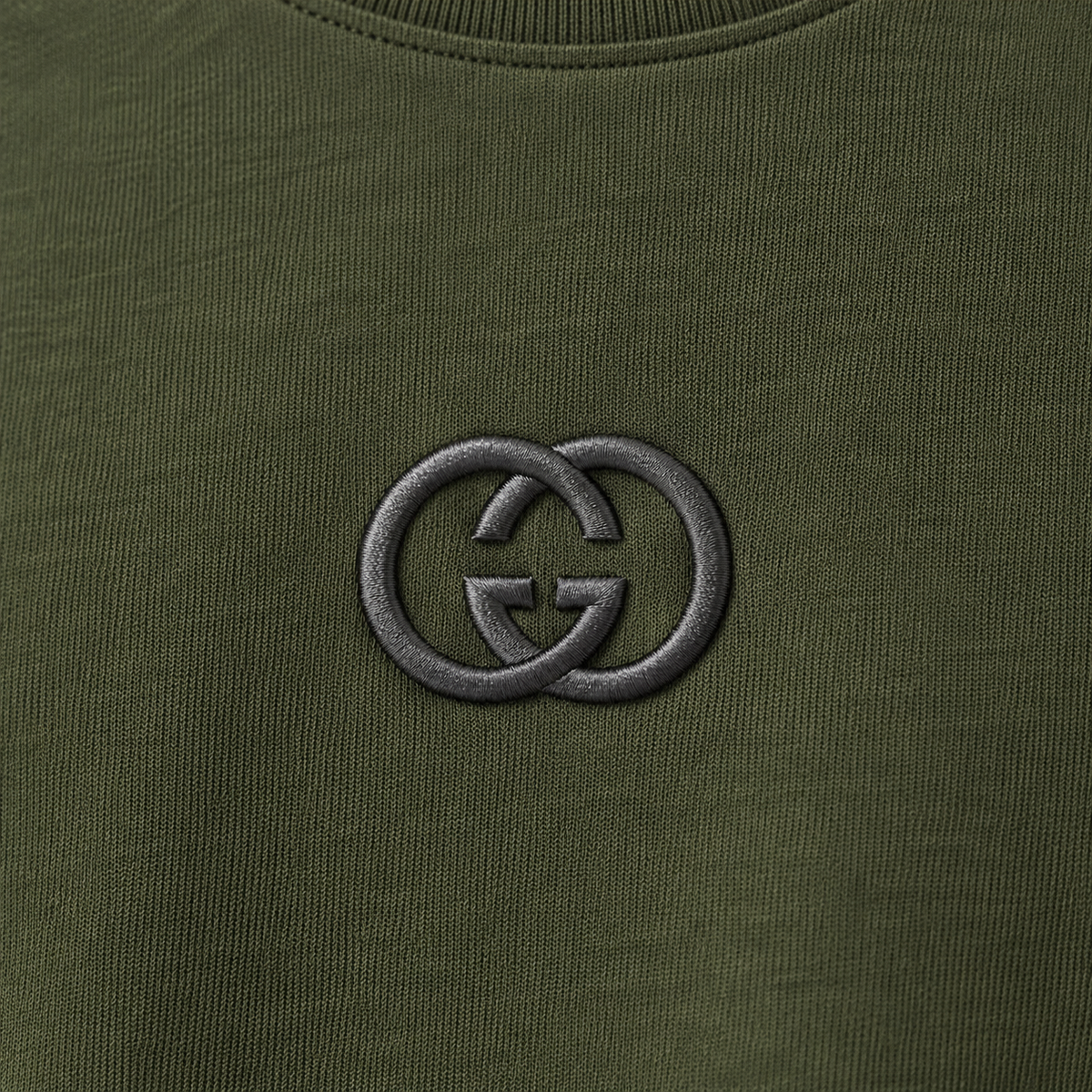 Cotton Jersey T-Shirt With Embroidery