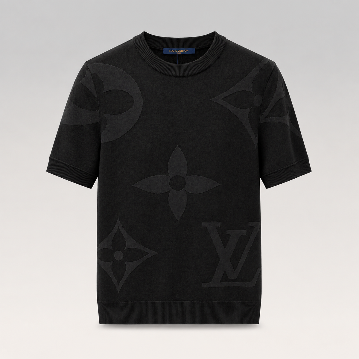Jacquard Knit T-Shirt