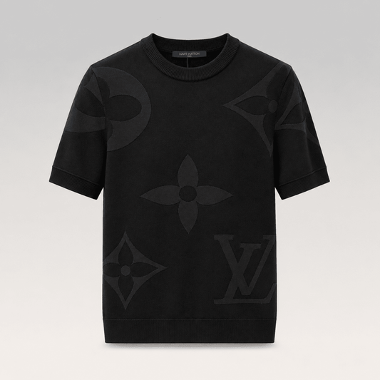 Jacquard Knit T-Shirt