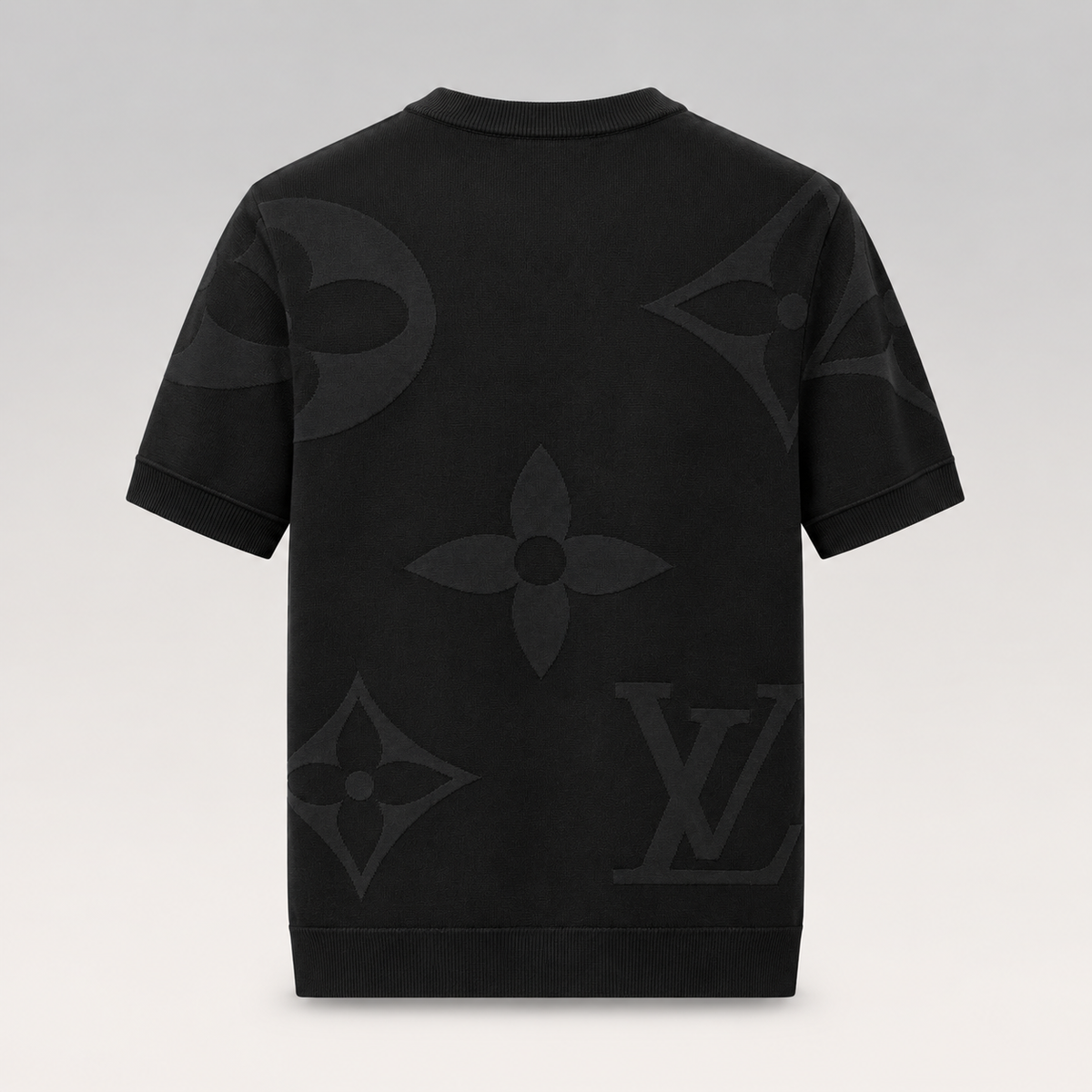 Jacquard Knit T-Shirt