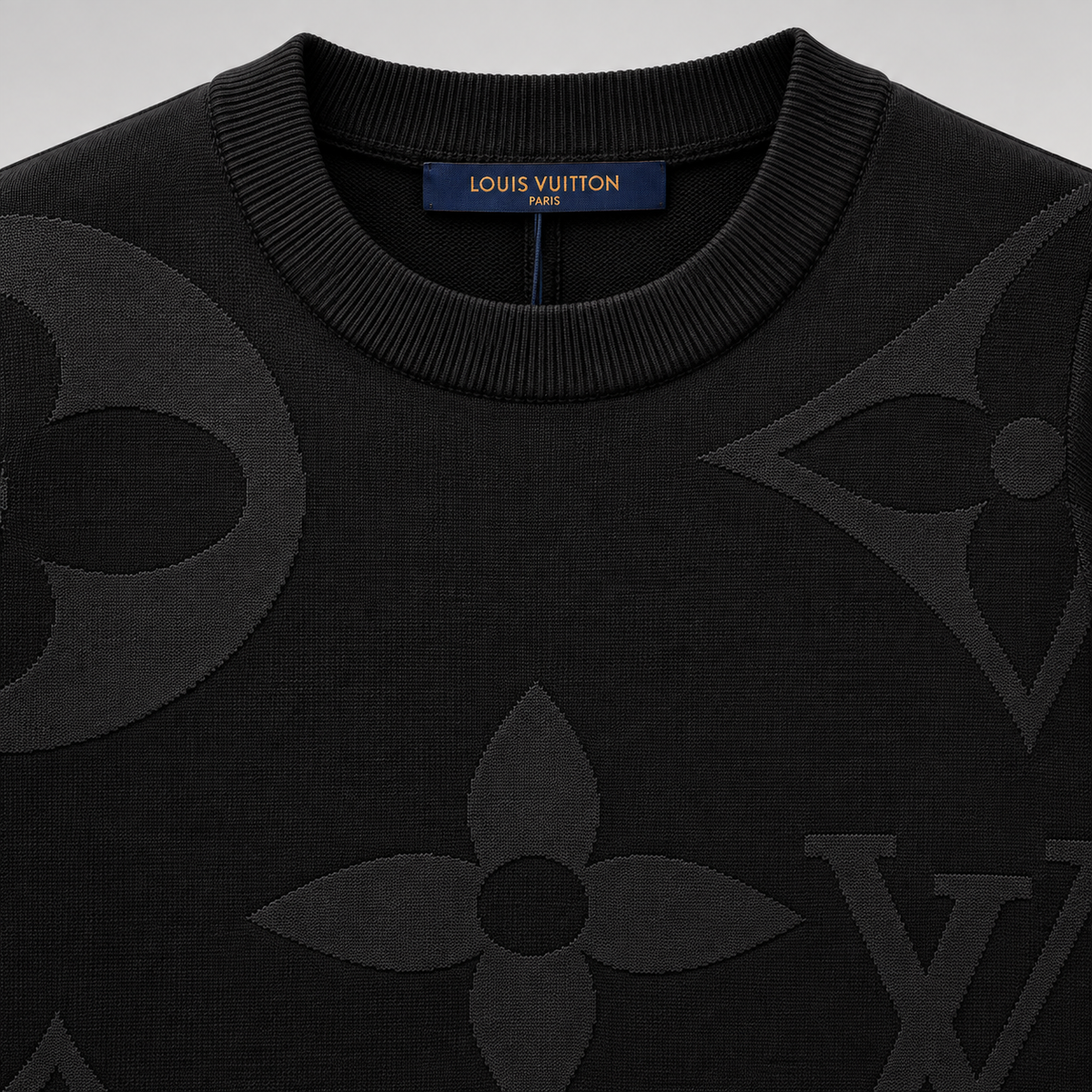 Jacquard Knit T-Shirt