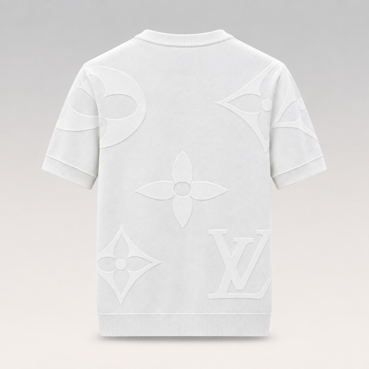 Jacquard Knit T-Shirt