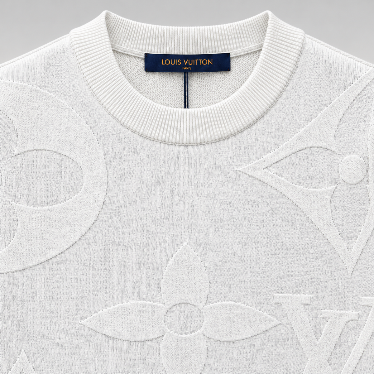 Jacquard Knit T-Shirt