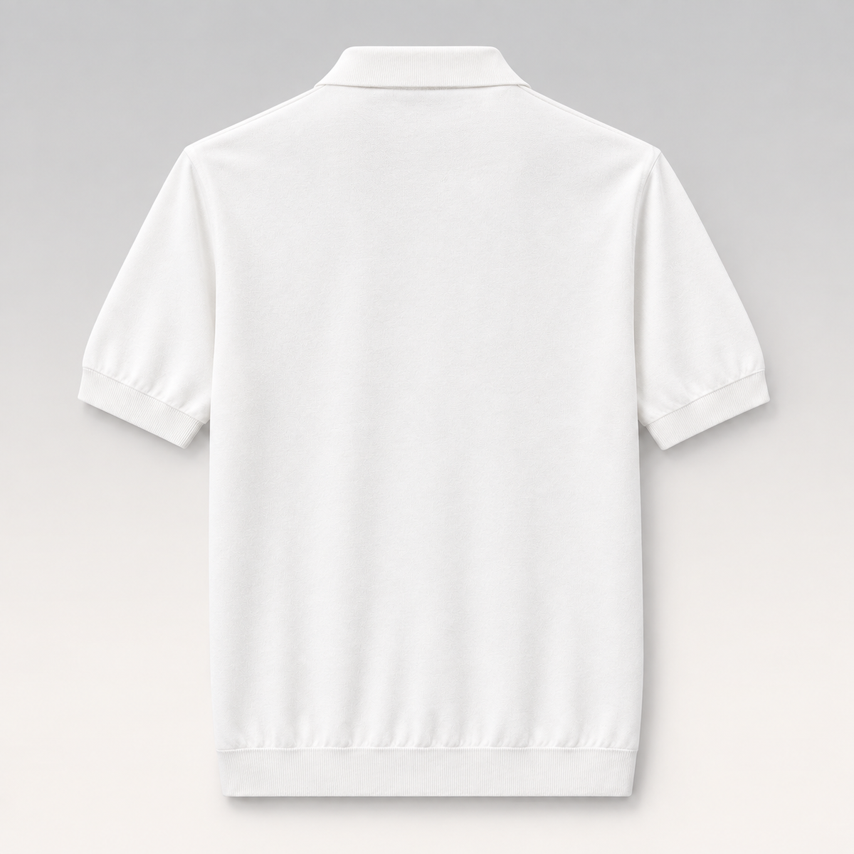 Embroidered Logo Knit Polo Shirt