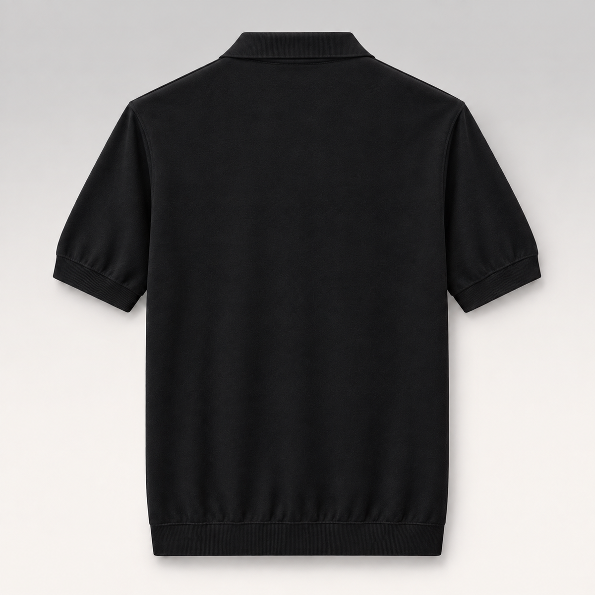 Embroidered Logo Knit Polo Shirt