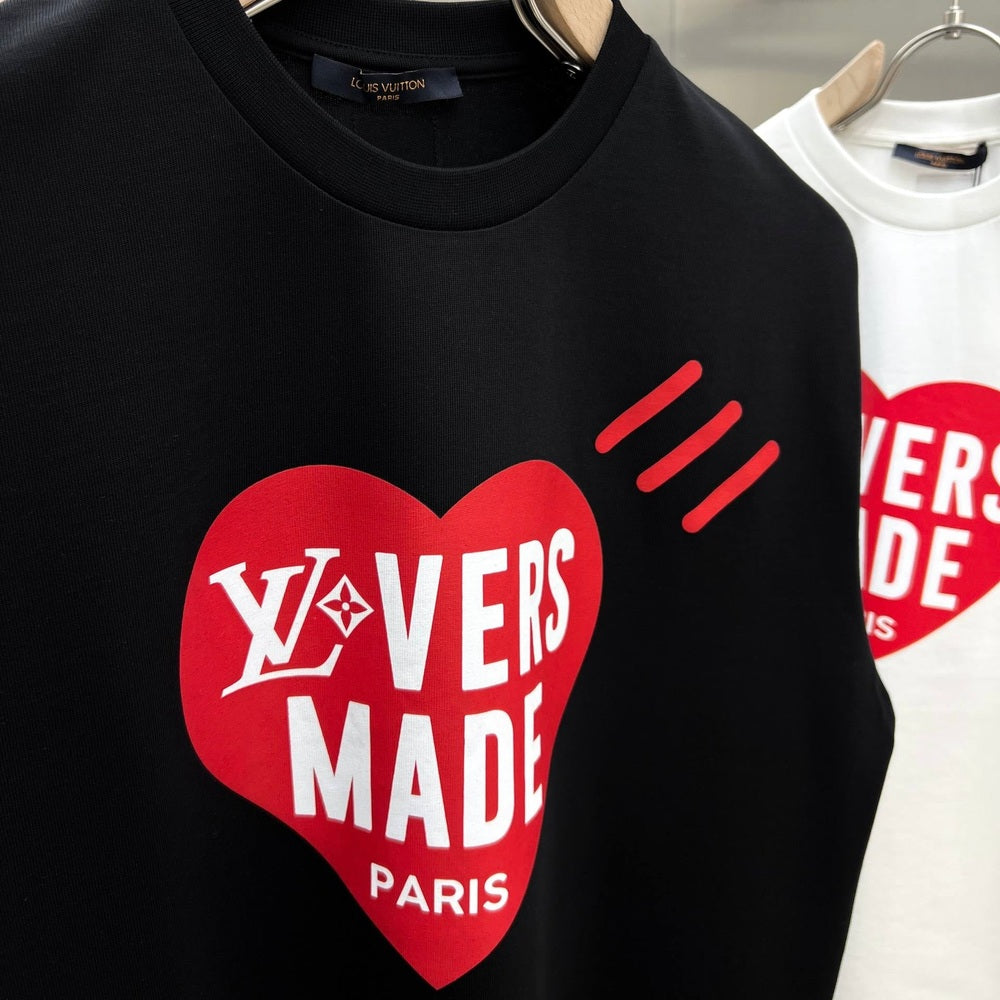 Heart Logo Cotton T-Shirt