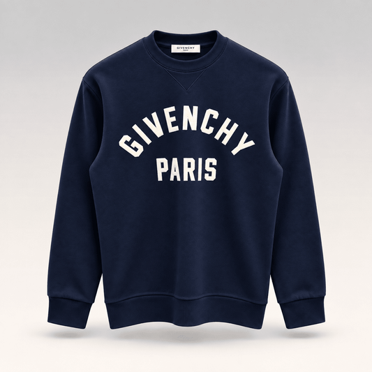 Cotton Sweatshirt With Paris Patch Logo