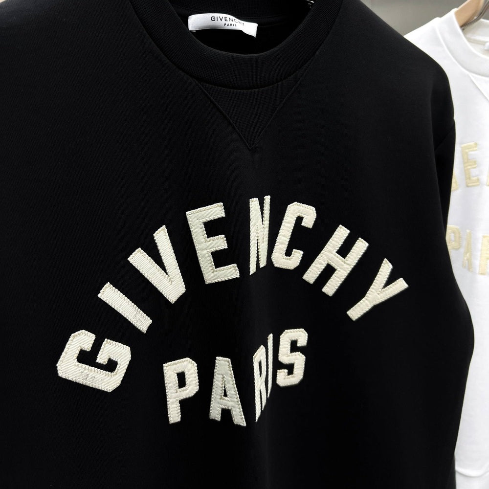 Cotton Sweatshirt With Paris Patch Logo