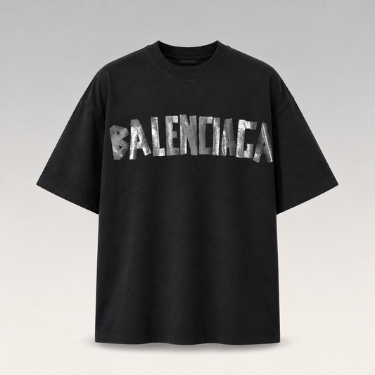New Tape Type Oversized T-shirt