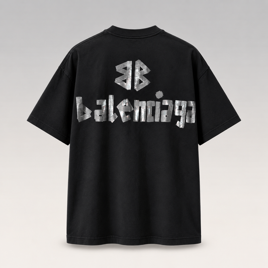 New Tape Type Oversized T-shirt