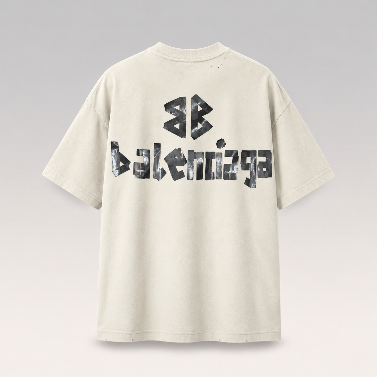 New Tape Type Oversized T-shirt