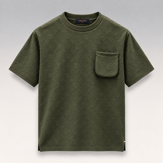 Monogram Jacquard Short-Sleeved T-Shirt