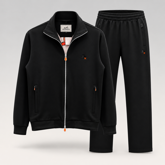 Embroidered Horse Logo Tracksuit