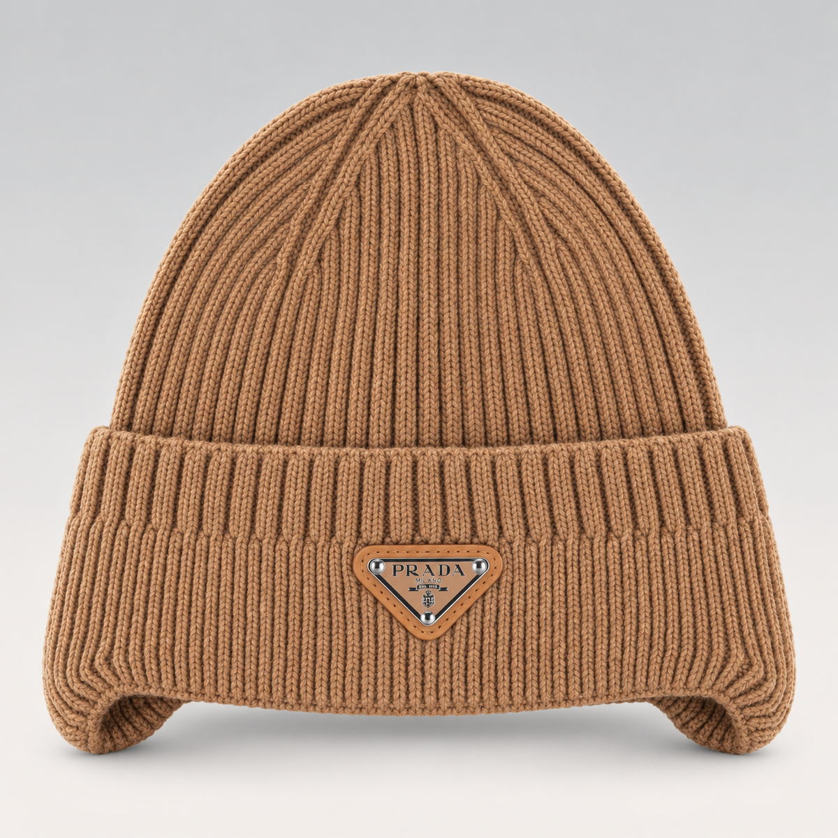 Metal Triangle Logo Beanie