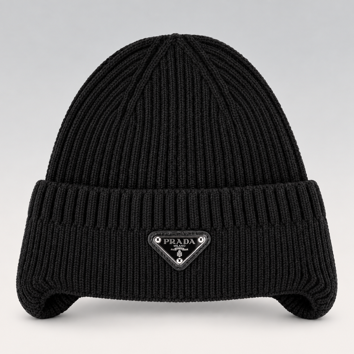 Metal Triangle Logo Beanie